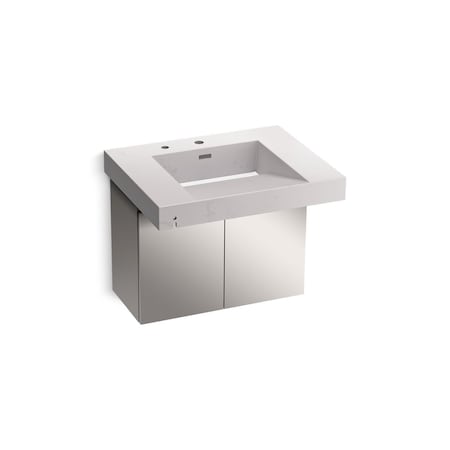 Kohler 30In Wall-Mount Lavatory System In Et Statuario 81029-BSS-KES